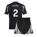 Maillot de foot Arsenal William Saliba #2 Extérieur vêtements enfant 2024-25 Manches Courtes (+ pantalon court)